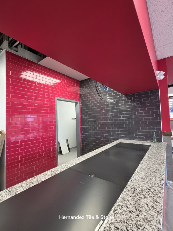 home renovation tile project