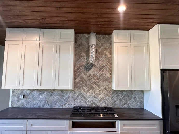 tile wall installation interior
