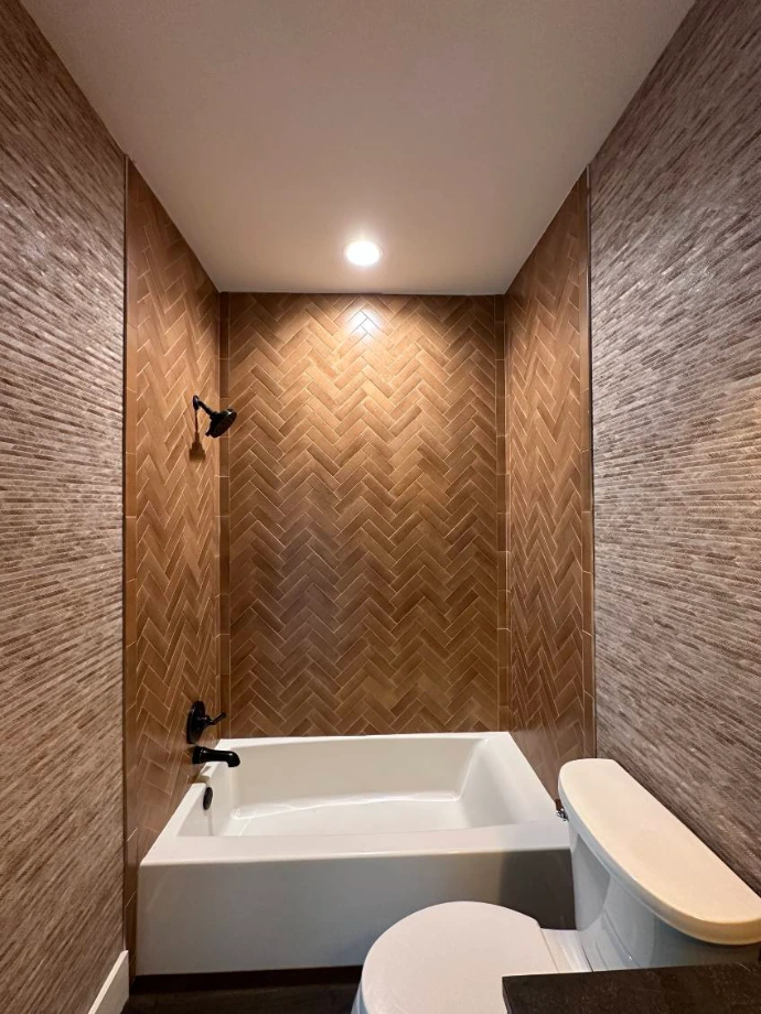 contemporary bathroom tile design